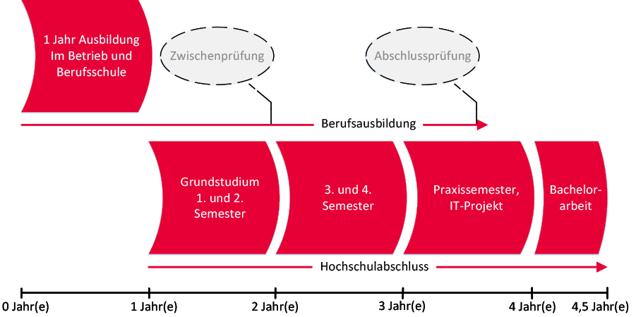 Ausbildung und Studium integriert