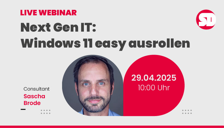 Einladung zum Webinar NextGen IT: WIndows 11 easy ausrollen